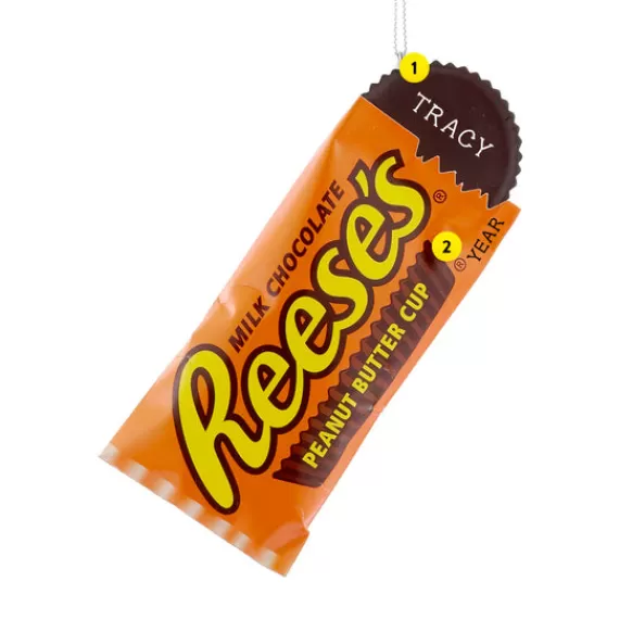 Cheap Kurt Adler Personalized Reese's Peanut Butter Cup Ornament