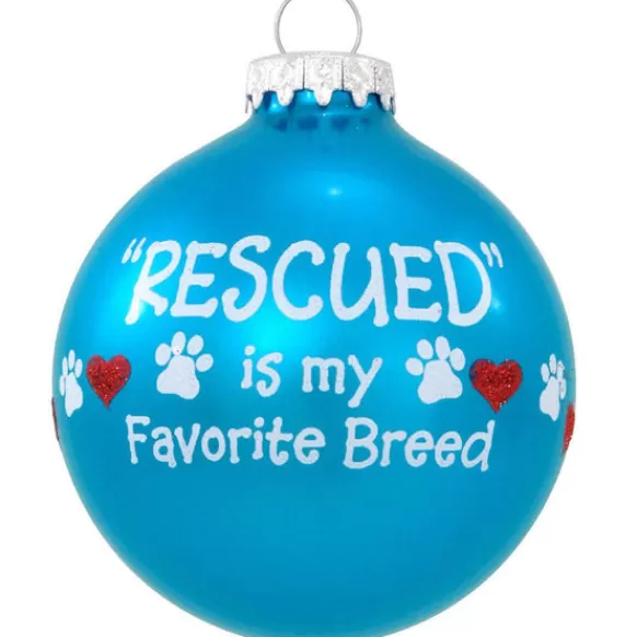 Shop Bronners Personalized Rescued Is My Favorite Breed Ornament