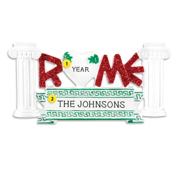 Fashion PolarX Personalized Rome Ornament