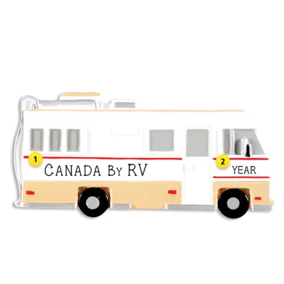 Fashion Personalized Rv Camper Ornament Transportation