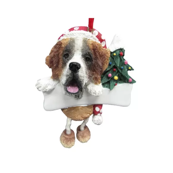 Best Sale E & S Imports Personalized Saint Bernard Dog Ornament