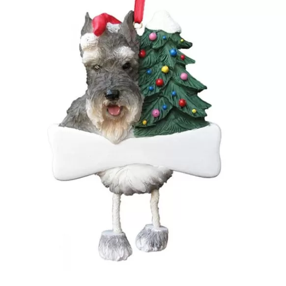 Sale E & S Imports Personalized Schnauzer Dog Ornament - Cropped