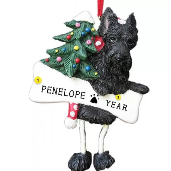 Online E & S Imports Personalized Scottie Dog Ornament