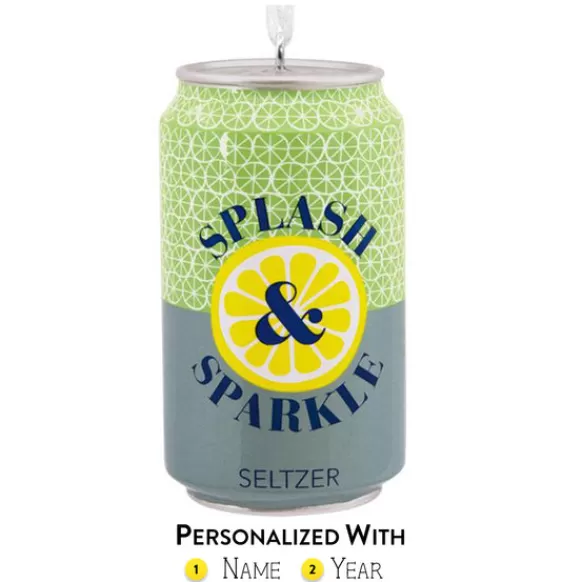 Sale Hallmark Personalized Seltzer Water Ornament