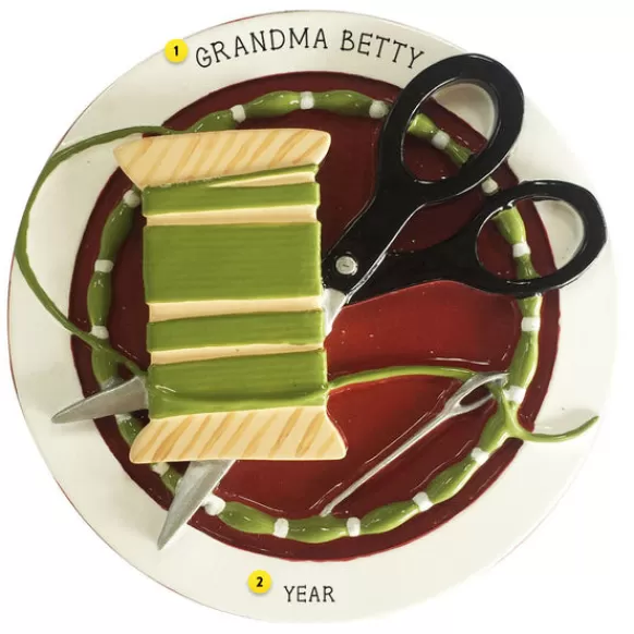 Cheap Personalized Sewing Ornament Hobbies & Activities