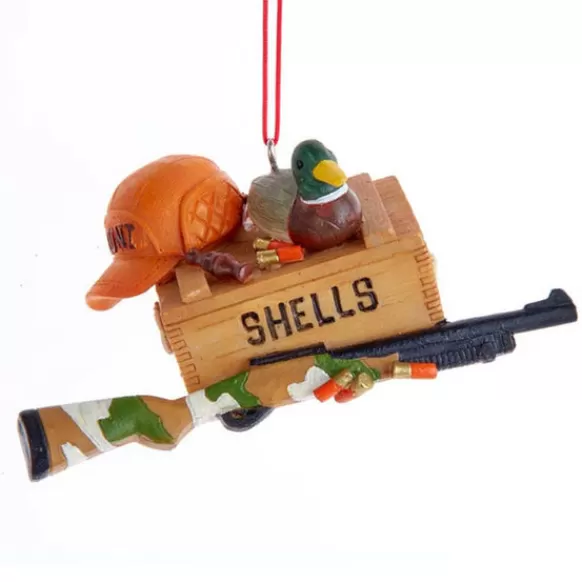 Fashion Kurt Adler Personalized Shotgun Shell Box With Duck Ornament