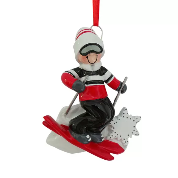 Best Sale Rudolph & Me Personalized Skier Ornament