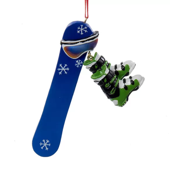 Cheap Kurt Adler Personalized Snowboard Ornament