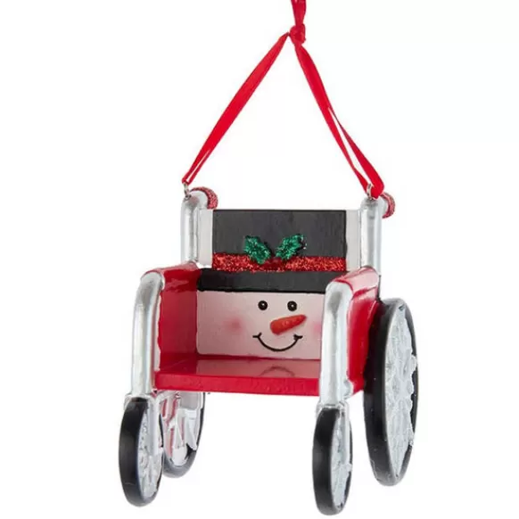 Online Kurt Adler Personalized Snowman Style Wheelchair Ornament