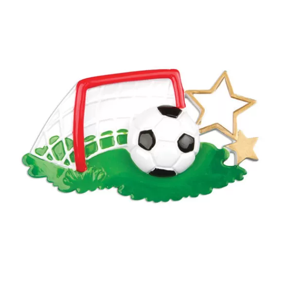 Fashion PolarX Personalized Soccer Goal And Ball Ornament