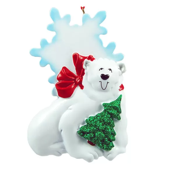 New Rudolph & Me Personalized Sweet Polar Bear Ornament