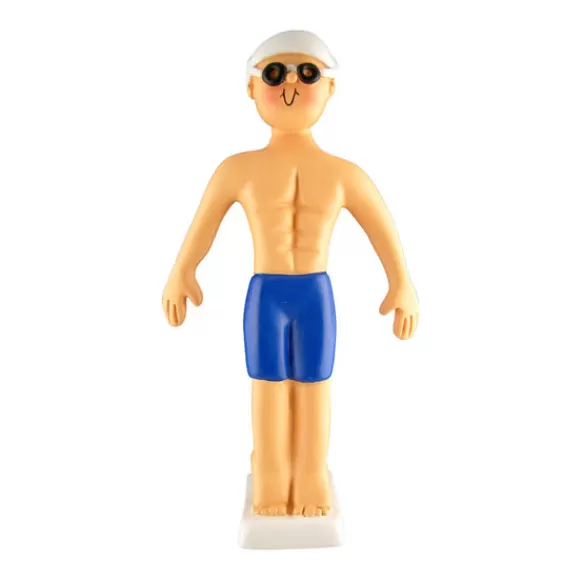 Discount Ornament Central Personalized Swimmer Ornament - Male