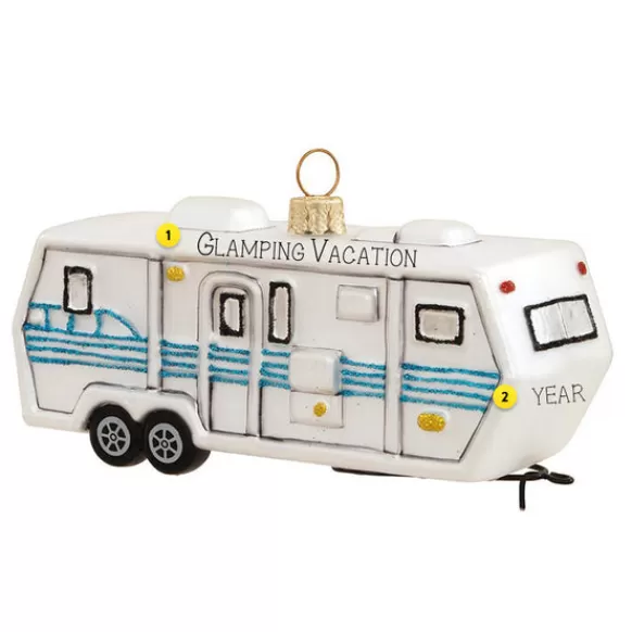 Cheap Bronners Personalized Travel Trailer Ornament