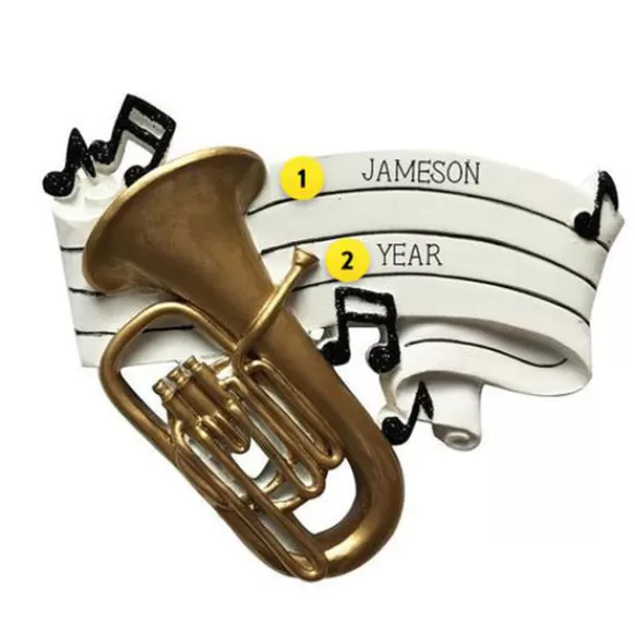 Shop Personalized Tuba Ornament Music