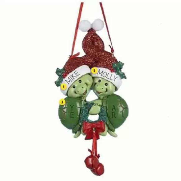 Store Personalized Turtle Couple Ornament Couples