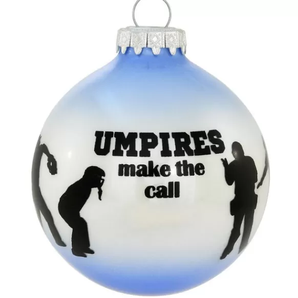 Outlet Bronners Personalized Umpire Glass Ornament