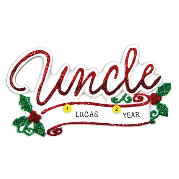 Fashion Personalized Uncle Ornament Family Members