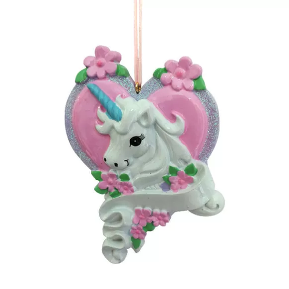 Store Personalized Unicorn Ornament Kids