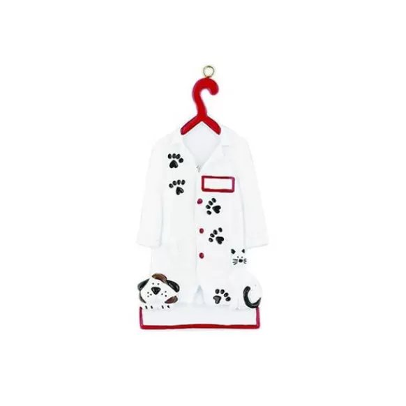 New Rudolph & Me Personalized Veterinarian Jacket Ornament