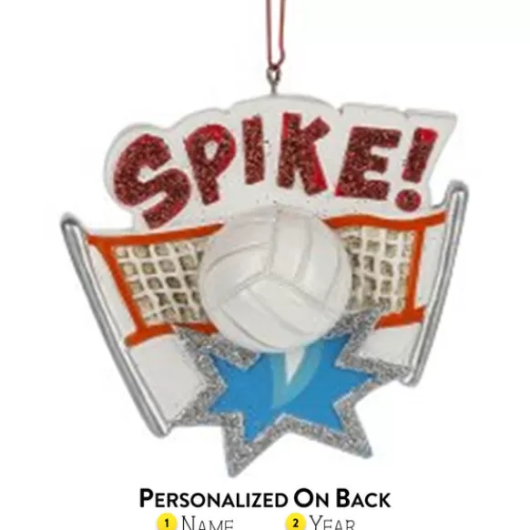 Hot Ganz Personalized Volleyball Ornament