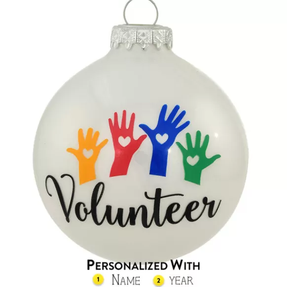 Shop Bronners Personalized Volunteer Glass Bulb Ornament