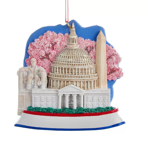 New Kurt Adler Personalized Washington D.C. Scene Ornament