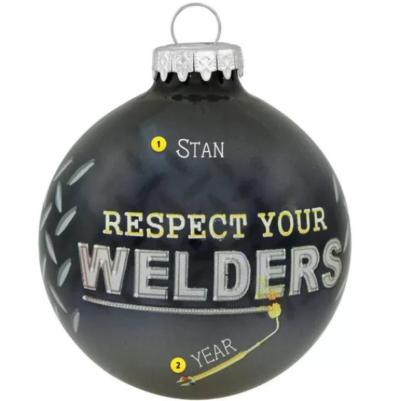 Best Sale Bronners Personalized Welder Ornament