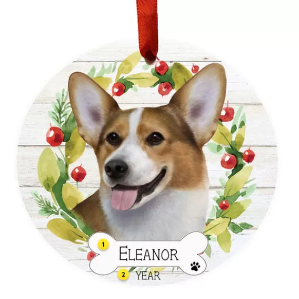 Cheap E & S Imports Personalized Welsh Corgi Ornament