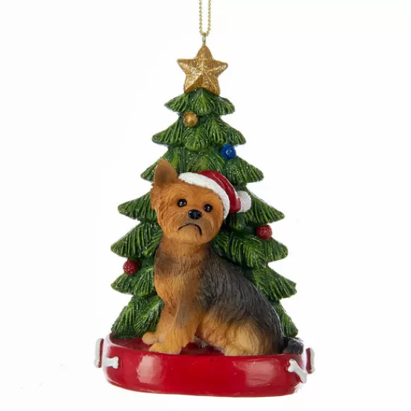 Sale Kurt Adler Personalized Yorkshire Terrier Dog Ornament