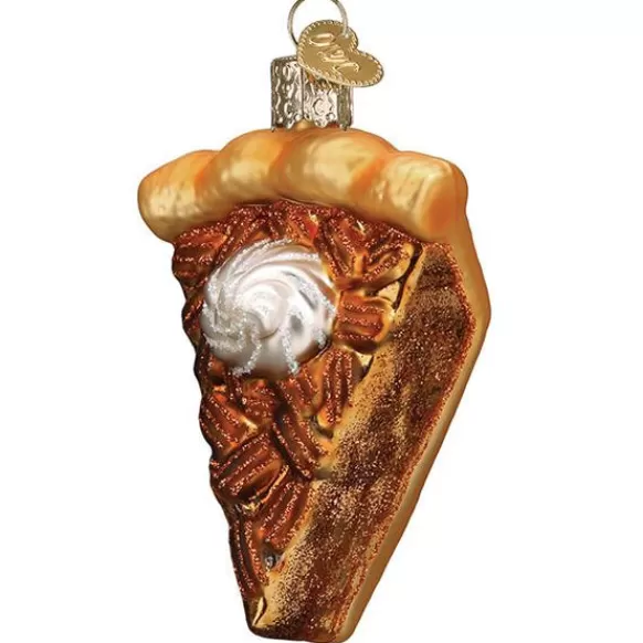 Clearance Old World Christmas Piece Of Pecan Pie Ornament -