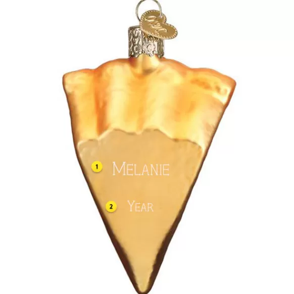 Clearance Old World Christmas Piece Of Pecan Pie Ornament -