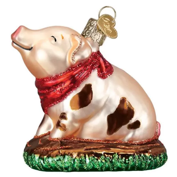 Best Sale Piggy In The Puddle Ornament - Horse & Farm