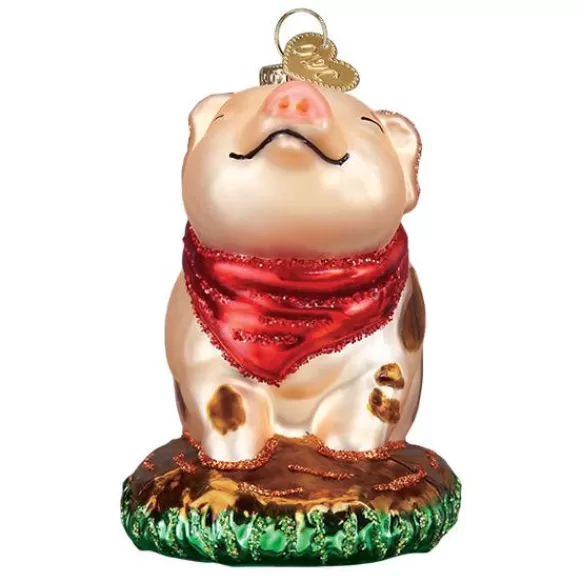 Best Sale Piggy In The Puddle Ornament - Horse & Farm