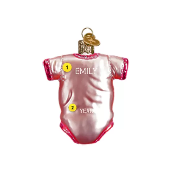 Flash Sale Pink, Baby Onesie Ornament - Baby