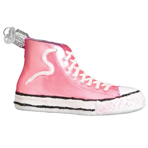 Flash Sale Old World Christmas Pink High-Top Sneaker Ornament -