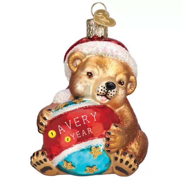 New Old World Christmas Playful Cub Ornament -