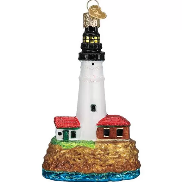 Cheap Old World Christmas Portland Head Lighthouse Ornament -