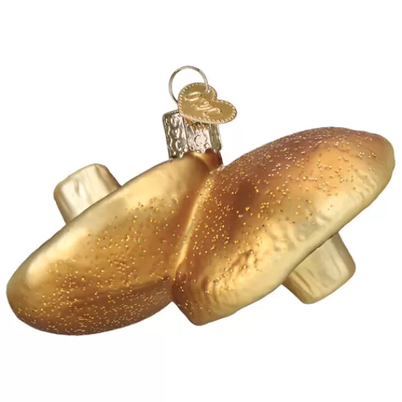 Fashion Old World Christmas Portobello Mushrooms Ornament -