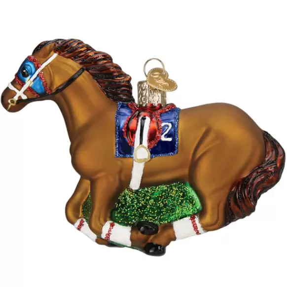 Discount Old World Christmas Racehorse Ornament -