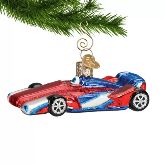 Cheap Old World Christmas Racing Car Ornament -