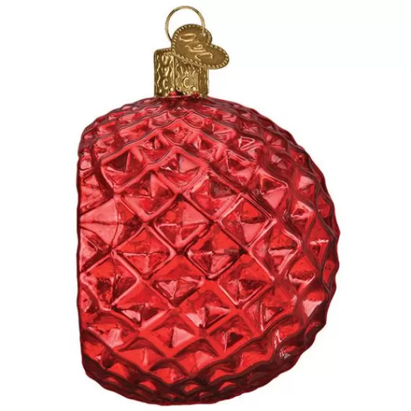 Flash Sale Old World Christmas Reflector Ornament - Faceted Crimson -