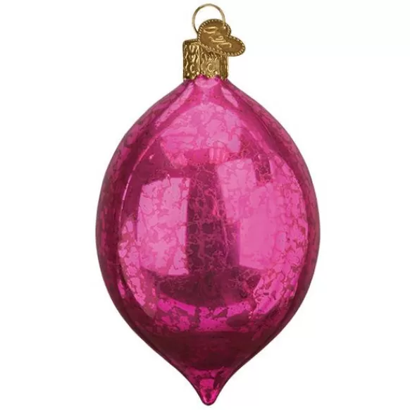 New Old World Christmas Reflector Ornament-Dazzling Fuchsia Reflection Ornament -