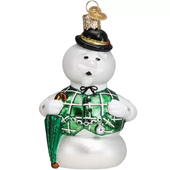 Hot Old World Christmas Sam The Snowman Ornament - Rudolph -