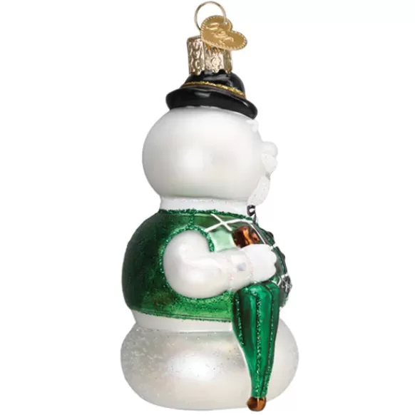 Hot Old World Christmas Sam The Snowman Ornament - Rudolph -