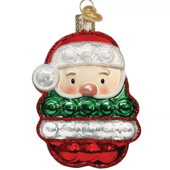 New Old World Christmas Santa Popper Ornament -