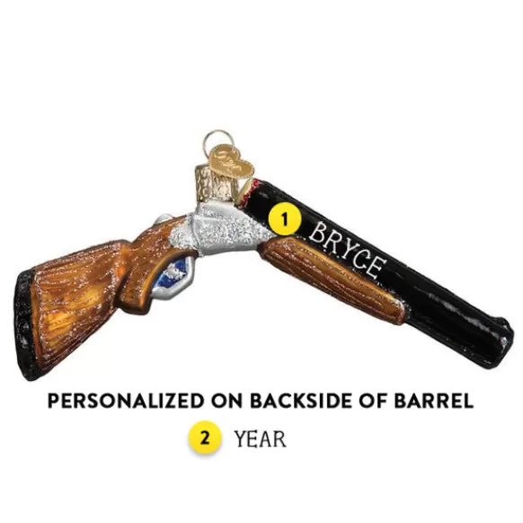 Fashion Old World Christmas Shotgun Ornament -