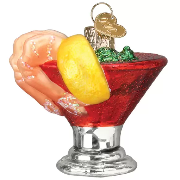 Fashion Old World Christmas Shrimp Cocktail Ornament -