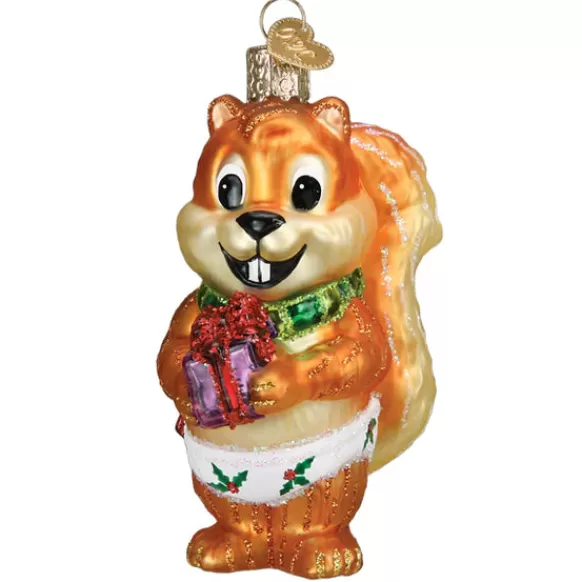 Fashion Silly Christmas Squirrel Ornament - Animals
