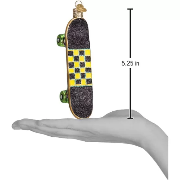 Outlet Old World Christmas Skateboard Ornament -