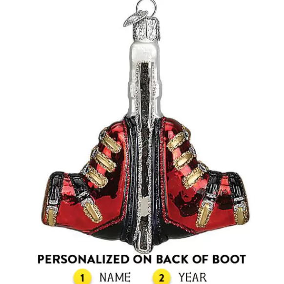 Online Old World Christmas Ski Boots Ornament -